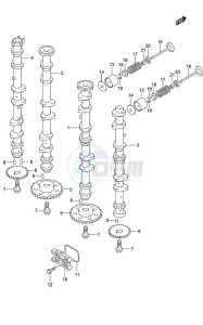 DF 225 drawing Camshaft