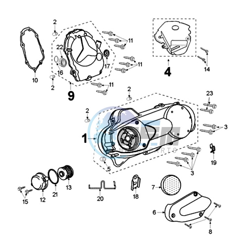 CRANKCASE COVER