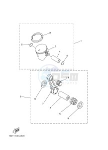 YZ125 (1SR8 1SR8) drawing OPTIONAL PARTS 1