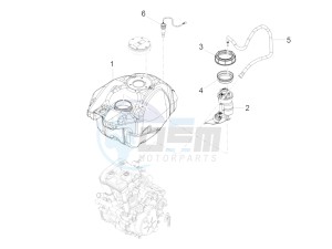 RS 125 4T E4 ABS (EMEA) drawing Fuel tank