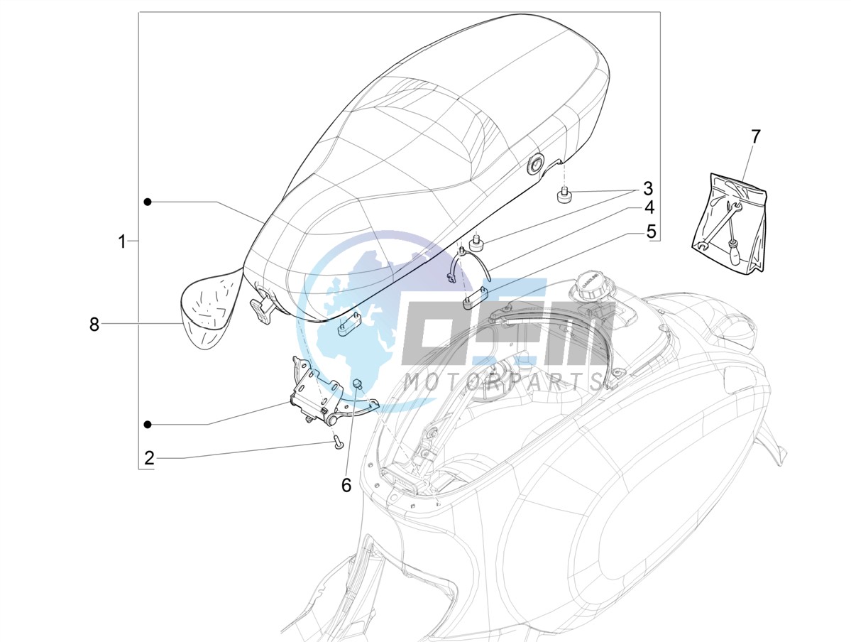 Saddle/seats