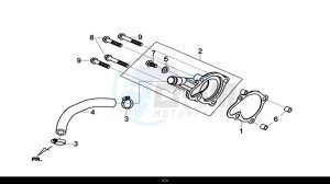 HD 300I ABS (LS30W1-EU) (L9-M0) drawing WATER PUMP COVER ASSY