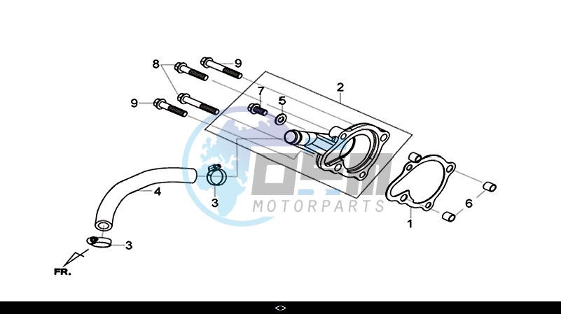 WATER PUMP COVER ASSY