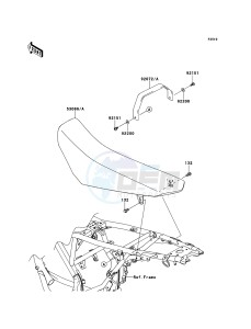 KLX125 KLX125CCS XX (EU ME A(FRICA) drawing Seat