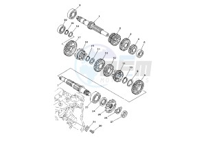 XG TRICKER 250 drawing TRANSMISSION