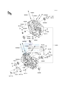 VN 900 C [VULCAN 900 CUSTOM] (7F-9FA) C9FA drawing CRANKCASE