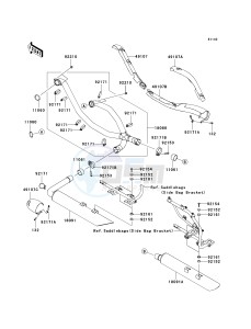 VN 1700 C [VULVAN 1700 NOMAD] (9FA) C9FA drawing MUFFLER-- S- -