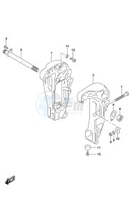 DF 60A drawing Clamp Bracket High Thrust