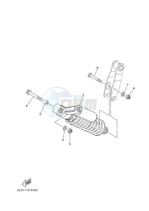 YFM700R YFM700RF RAPTOR 700R (2LS3) drawing REAR SUSPENSION