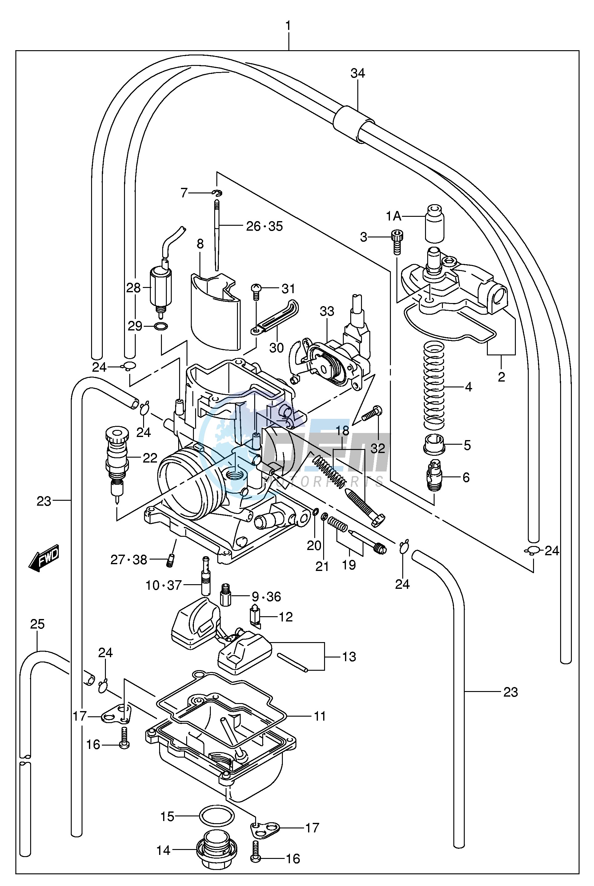 CARBURETOR (MODEL K3)