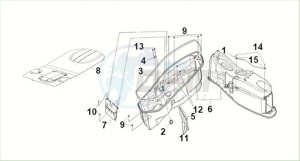 CRUISYM a 125 (LV12W3Z1-EU) (E5) (M3) drawing LUGGAGE BOX