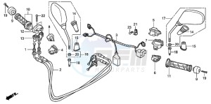 SH300AR drawing SWITCH/CABLE/MIRROR