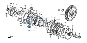 XR50R drawing CLUTCH