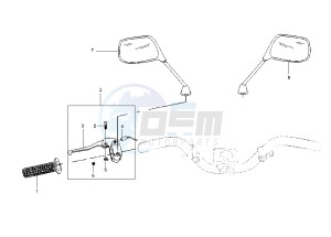 ICE 50 drawing Rear brake control