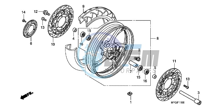 FRONT WHEEL