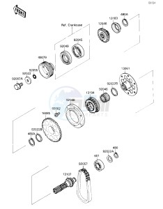 ZX 750 H [NINJA ZX-7] (H1) [NINJA ZX-7] drawing GENERATOR SHAFT