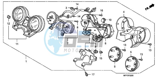 METER (CB1300/CB1300A)