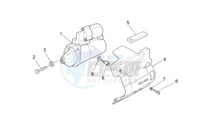 1200 Sport 8V drawing Starter motor