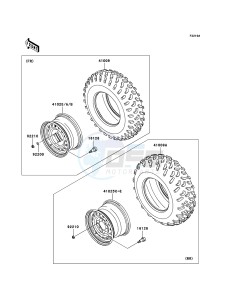 KVF750_4X4 KVF750DBF EU GB drawing Tires