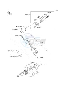 KSV 700 B [KFX700 V FORCE] (B1-B2) [KFX700 V FORCE] drawing CRANKSHAFT