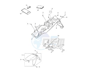 TZR 50 drawing FENDER