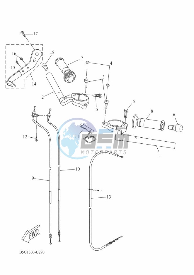 STEERING HANDLE & CABLE