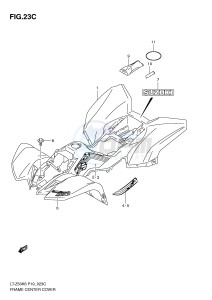 LT-Z50 (P19) drawing FRAME CENTER COVER (LT-Z50ZL0)