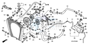 CBR1000RA9 U / ABS drawing RADIATOR