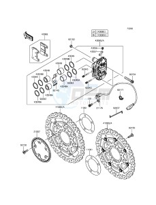 NINJA_ZX-6R ZX636EDF FR GB XX (EU ME A(FRICA) drawing Front Brake