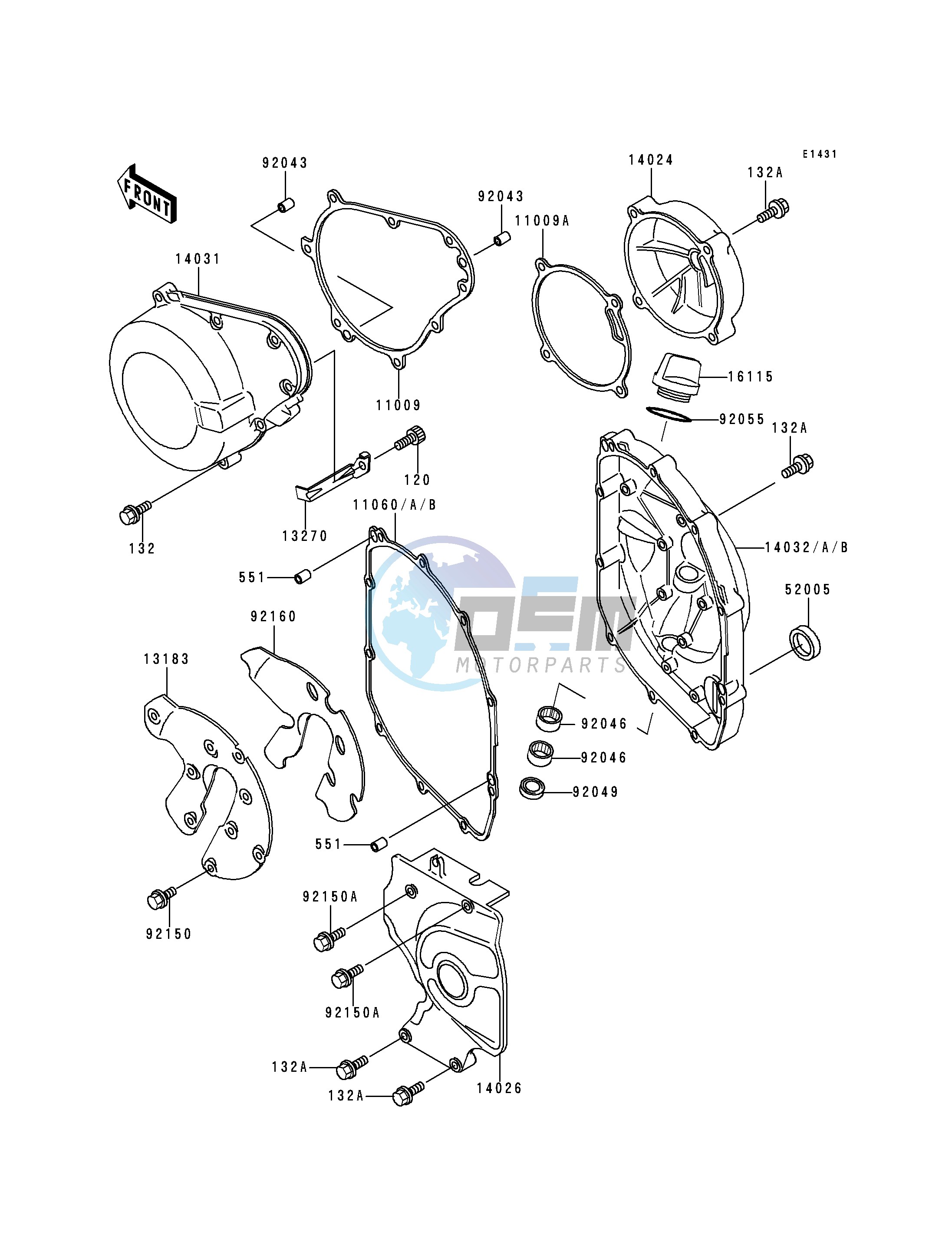 ENGINE COVER-- S- -