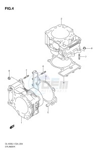 DL1000 (E24) V-Strom drawing CYLINDER