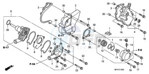 CB1000R9 Europe Direct - (ED) drawing WATER PUMP