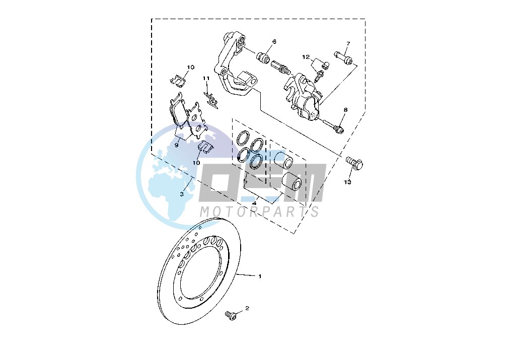 FRONT BRAKE CALIPER