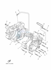 YZ85LW (B0G4) drawing CRANKCASE