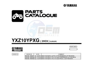 YXZ1000E YXZ10YPXG YXZ1000R EPS (2HC6) drawing .1-Front-Page