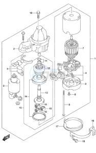 DF 350A drawing Starting Motor