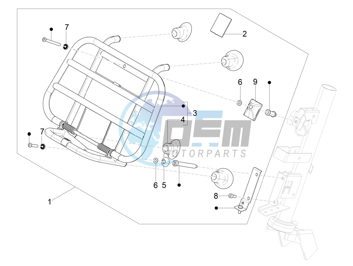 Front luggage rack