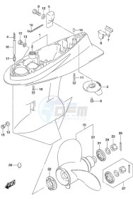 DF 115A drawing Gear Case (C/R)