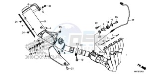 CBR1000S2 2ED - (2ED) drawing EXHAUST MUFFLER