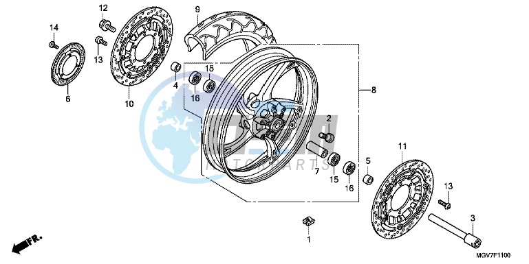 FRONT WHEEL