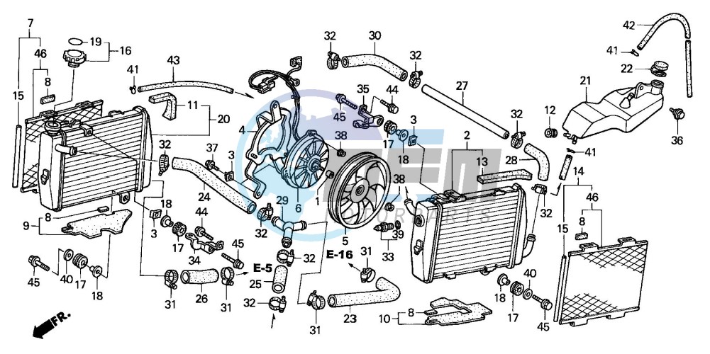 RADIATOR (VTR1000SPY/1)