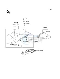 NINJA_ZX-10R_ABS ZX1000KEF FR XX (EU ME A(FRICA) drawing Seat