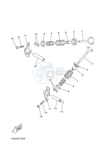 YPR250RA XMAX 250 ABS EVOLIS 250 ABS (2DL7 2DL7) drawing VALVE