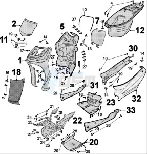 Tweet 125 V drawing COWLING