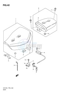 GZ125 (P02) drawing SEAT