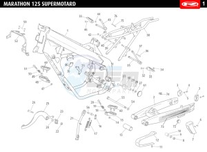 MARATHON-125-SM-RED drawing CHASSIS