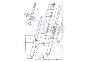 XJR-XJR SP 1300 drawing FRONT FORK