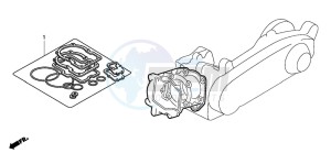 PES125R drawing GASKET KIT A