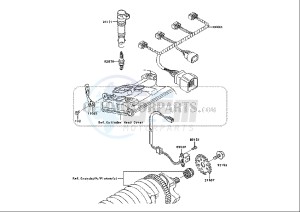 ZX-10R NINJA - 1000 cc (EU) drawing ELECTRICAL DEVICES IGNITION