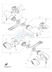 XJ6N ABS 600 XJ6-N (NAKED, ABS) (36B7 36B8) drawing FLASHER LIGHT